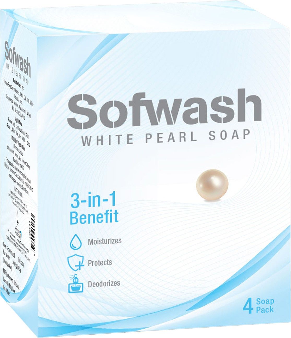 sofwash White Pearl Soap (75gx4)-picture-27