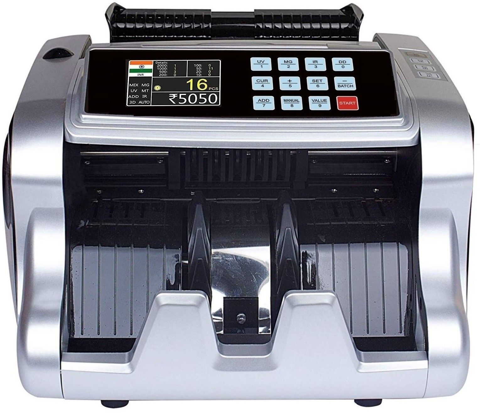 Drop2Kart Bill Counter for Multi Currency and Multiple Denominations, UV/MG/MT/IR Note Sensors, One-Yr. After Sales Service Note Counting Machine-image-24