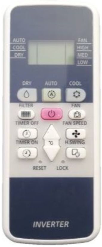 Emrse HITACHI AC293 Hitachi Split/Window Air Conditioner Remote (Please Match The Image with Your Old Remote) Remote Controller-picture-10