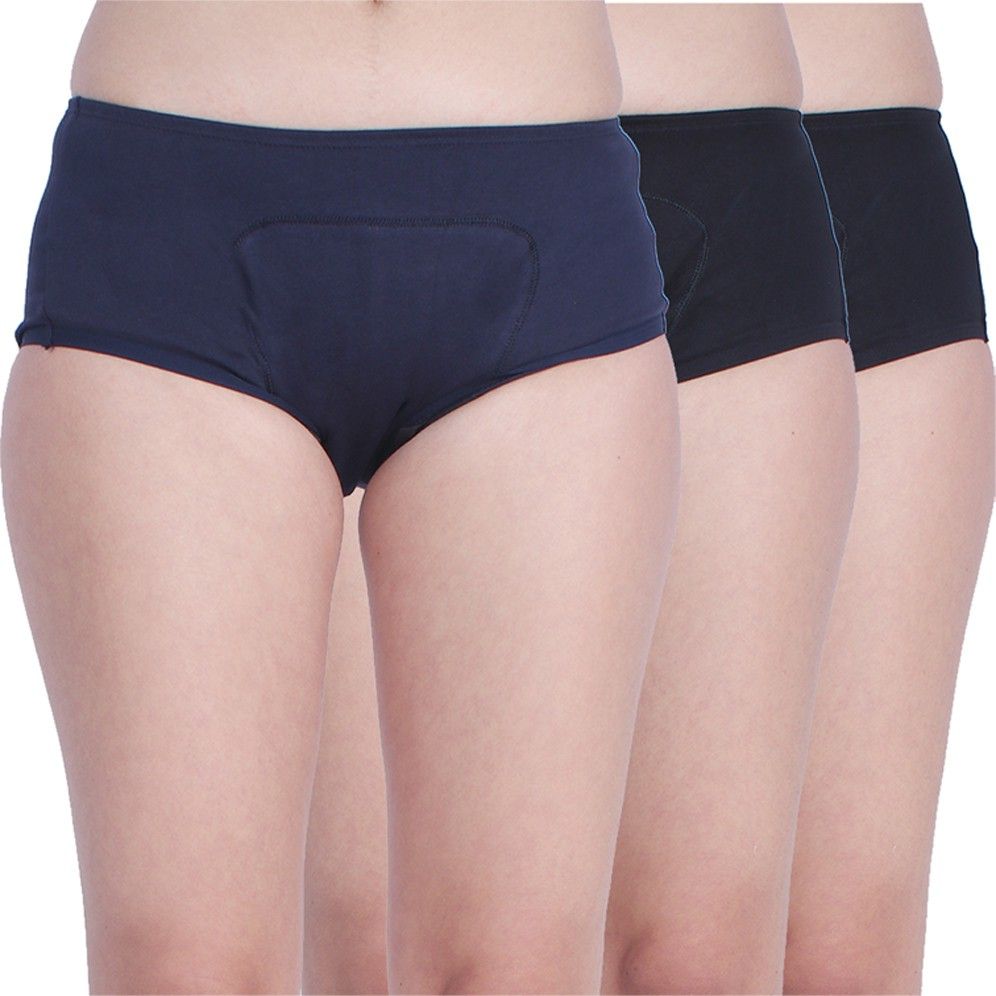 Pack of 3 Solid Women Boxer
