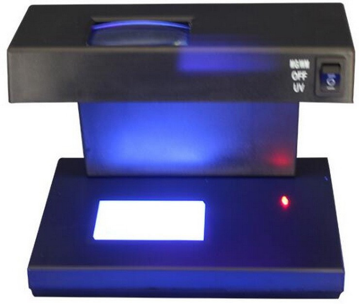 SWAGGERS UV Fake Currency Detector machine- Black Handheld Counterfeit Currency Detector image 1