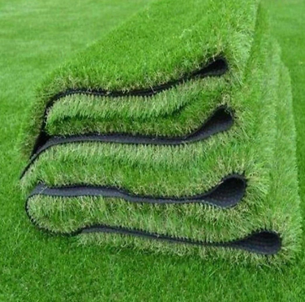 comfy home High Density Artificial Grass Carpet ( 6.5 X 9 ) Feet Artificial Turf Sheet-picture-12