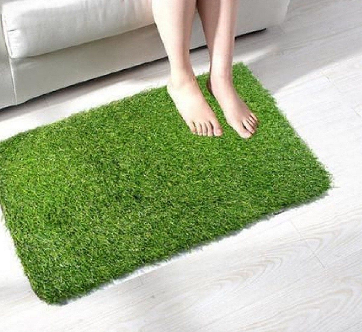 shopgallery Green Polypropylene Runner-picture-24