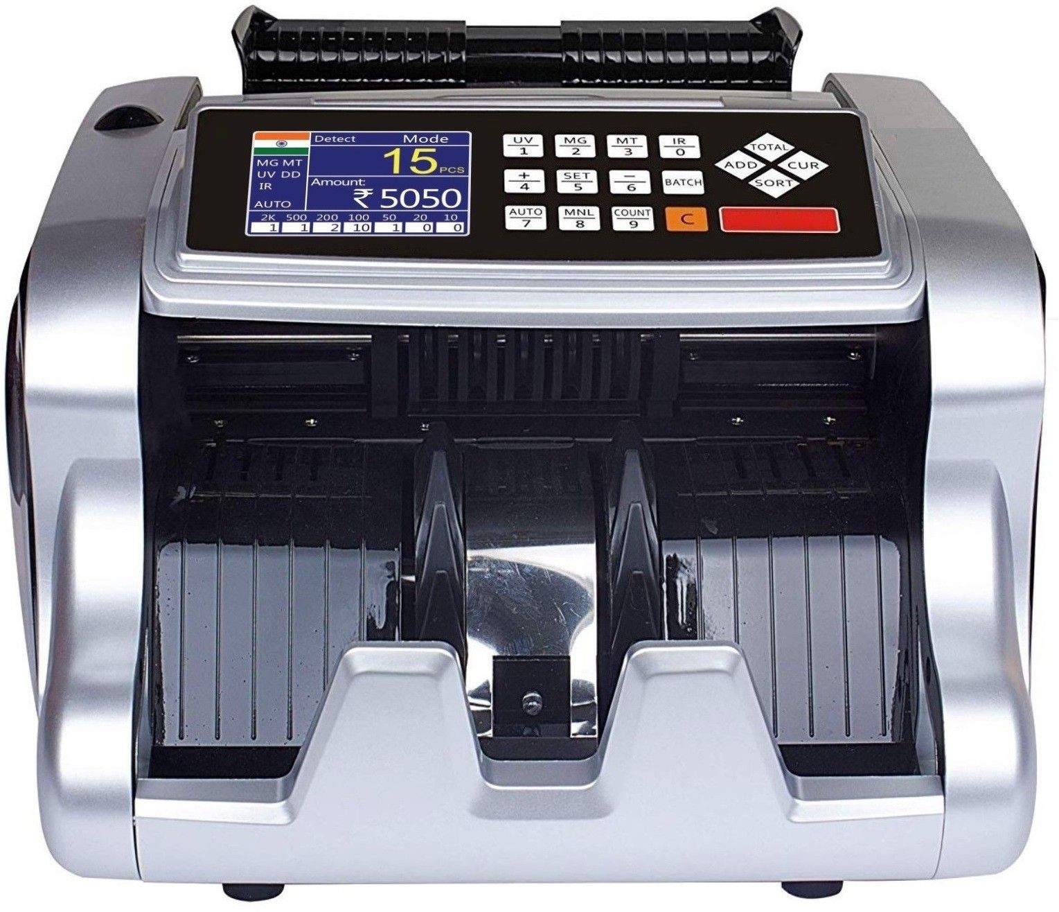 Drop2Kart Fully Upgraded Cash Counter - Automatic Counting, LCD+LED Display, UV/MG/MT/IR Japanese CMOS Image Sensors, 1-Yr. After Sales Service Note Counting Machine-image-14