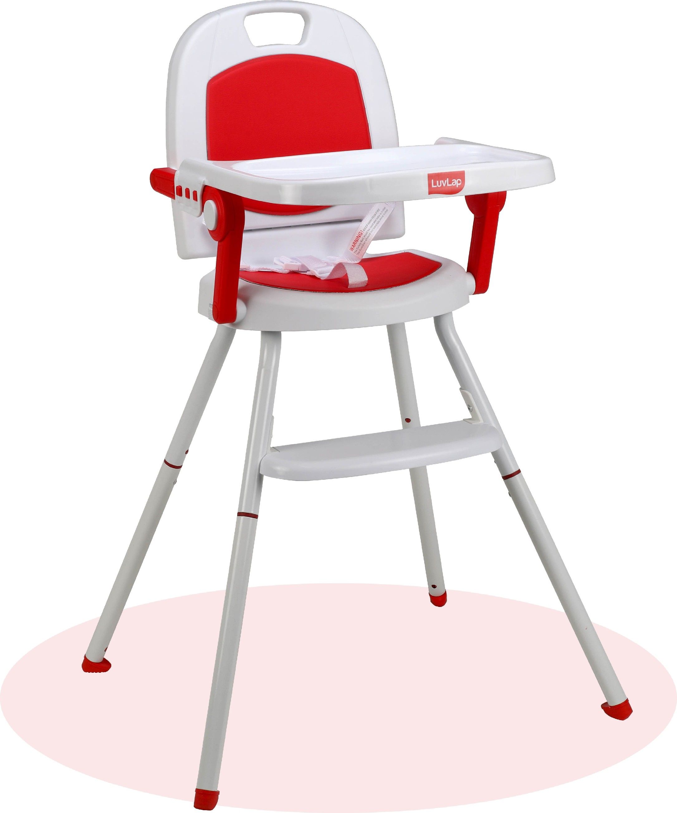 3-in-1 High Chair Cum Booster Seat, Versatile Design for Growing Babies