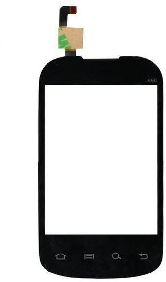 mobicall Haptic/Tactile touchscreen Mobile Display for KARBONN K60 (BLACK) TOUCH SCREEN image 1