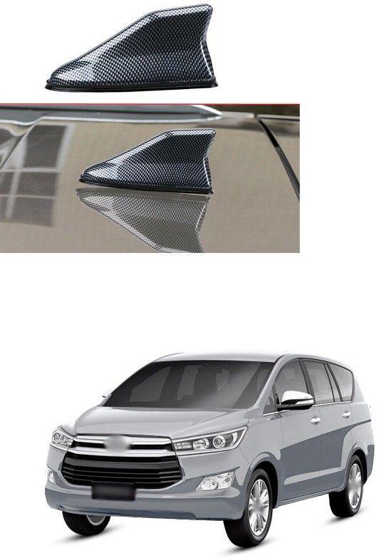 Carbon Fiber Style Car Roof Shark Fin Aerial FM/AM Radio Signal Antenna A241 Universal Black Car Roof Radio AM/FM Signal Shark Fin Style Aerial Antenna Cover A241 Satellite Vehicle Antenna-image-32