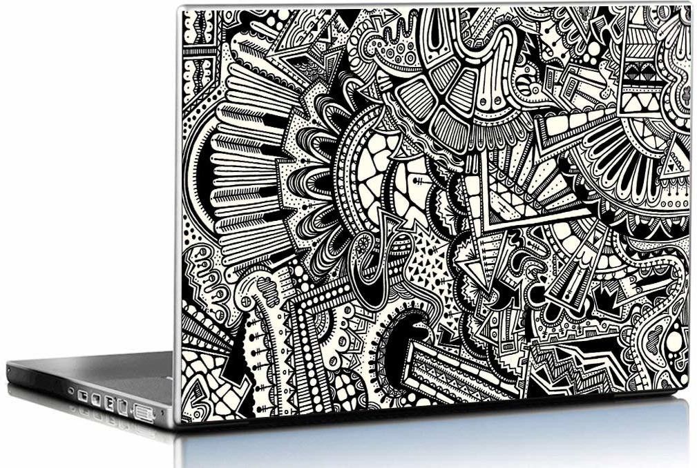 Skinny Laptop Skin 15.6 Inch Bubble Free Vinyl - Multi Design - 12 Babble free Vinyl Laptop Decal 15.6-image-41