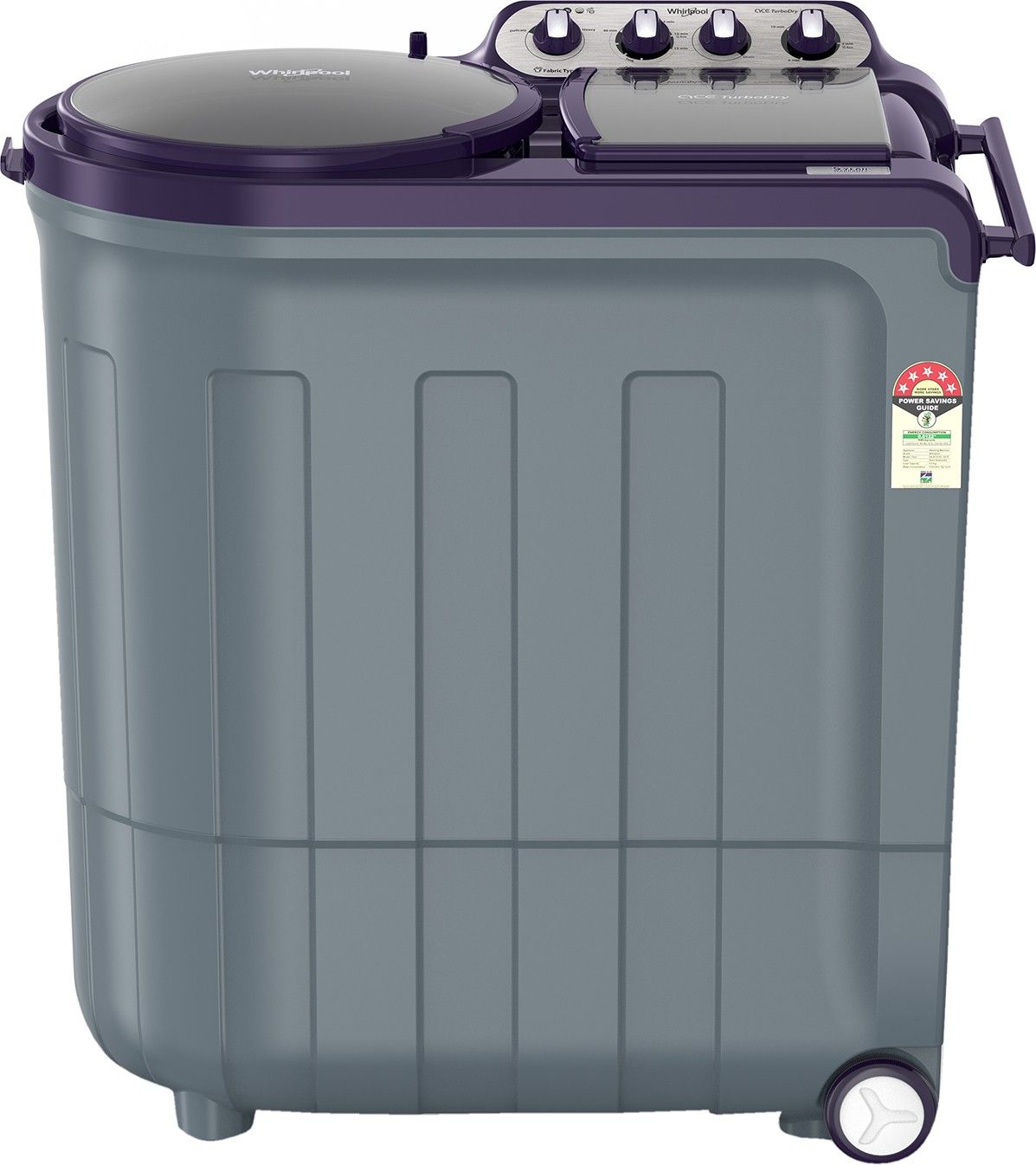 whirlpool 8.5 kg 5 Star, Power Dry Technology Semi Automatic Top Load Grey, Purple-picture-27
