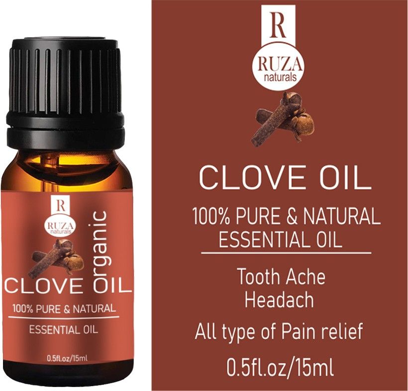 Clove Essential Oil 100% Natural & Pure for Teeth,Skin and Hair (15ml)-image-43