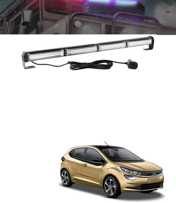 COB LED 24inch Flashing Strobing Modes Warning Vehicle Strobe Light Bar Kit. 72W Bright Linear LED Strobe Signal Light Bar a209 Car Fancy Lights-image-21