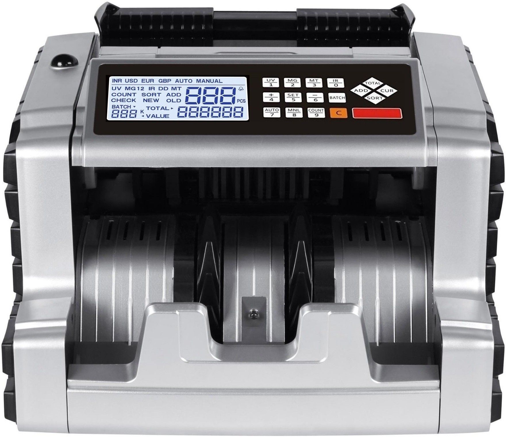 Drop2Kart Fully Upgraded Cash Counter - Fast Counts All Old & New INR, User-Friendly, Dual Heavy-Duty Motor with UV/MG/MT/IR FakeNote Detection Note Counting Machine-picture-33