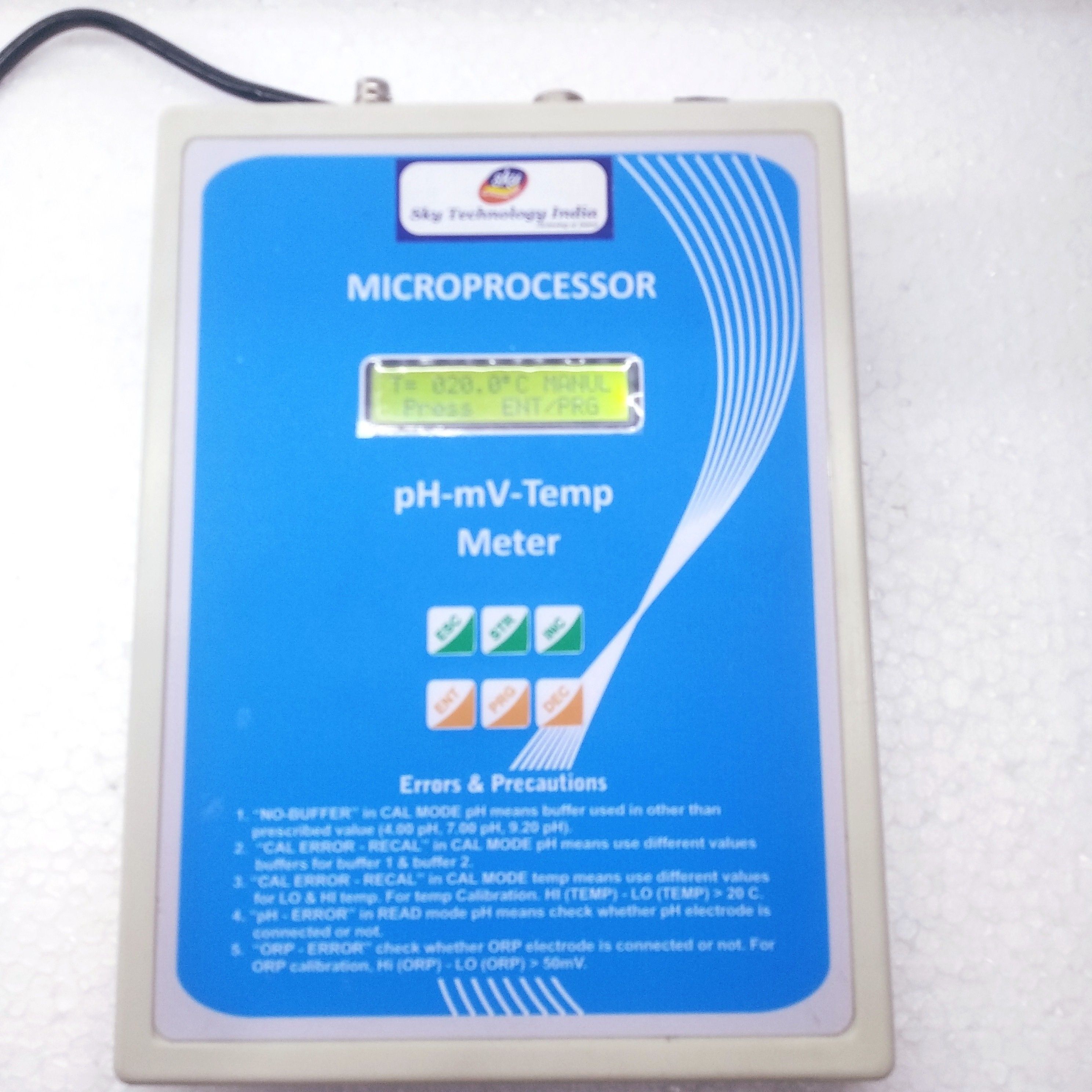 sky technology india STI 458 pH/ORP Meter-picture-2