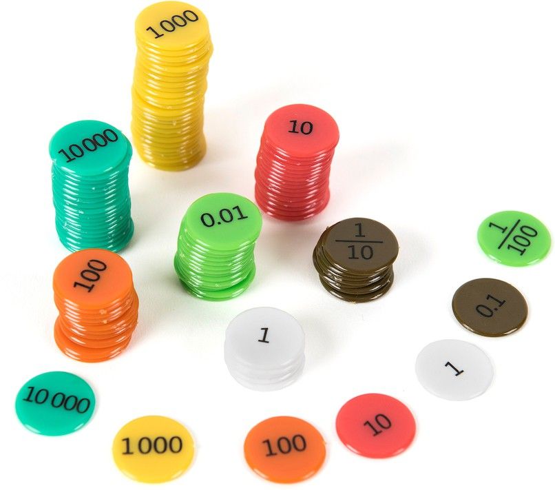 Place Value kit counters Kids Math Learning Education Activity Games Toy for School or Classroom Set of 140 pcs-image-28