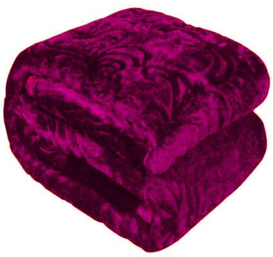 Self Design Double Woollen Blanket for Heavy Winter-image-31