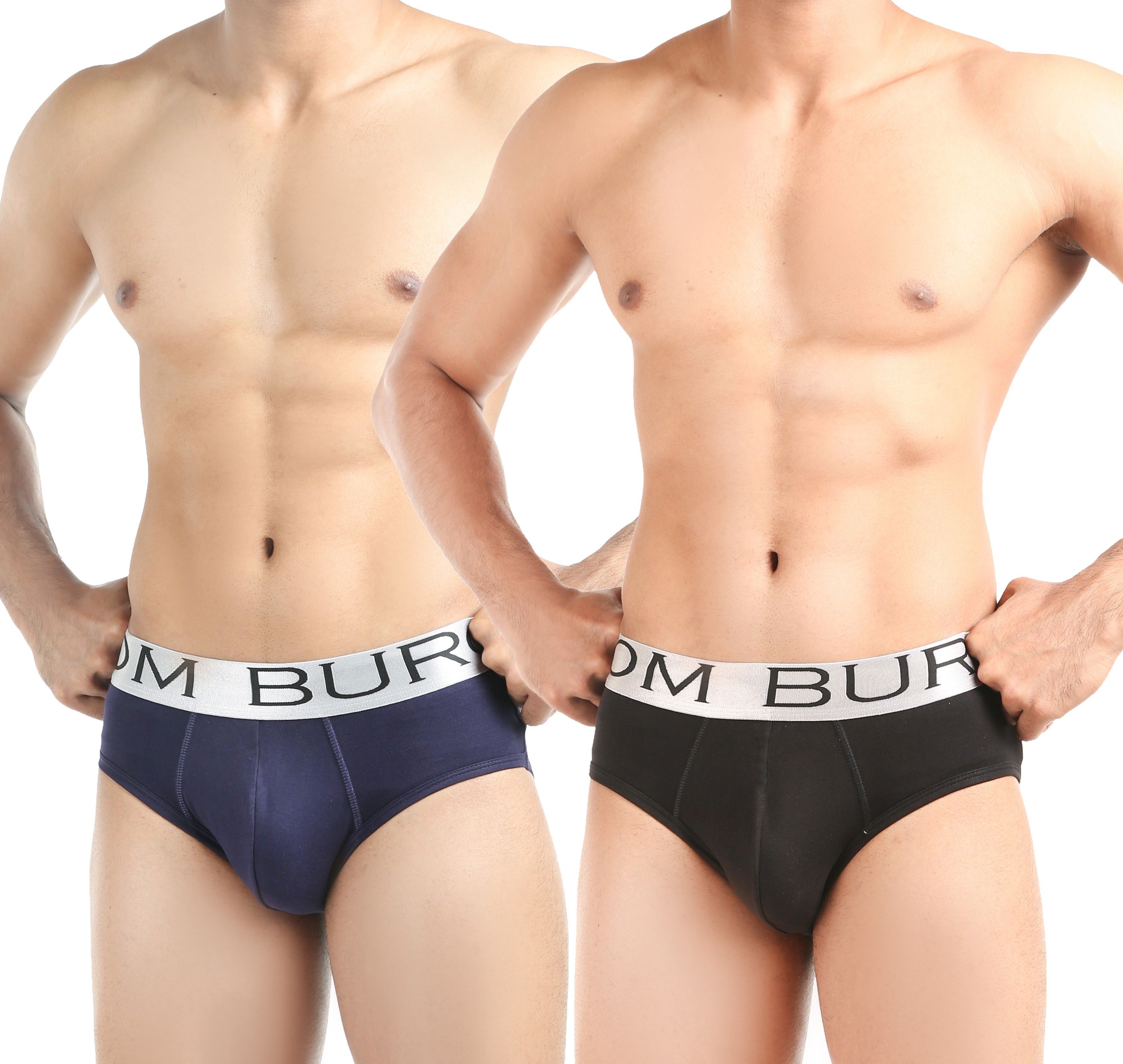 tom burg Pack of 2 Solid Men Brief-picture-5