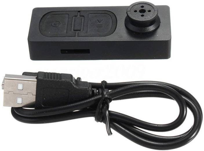 SrO Spy Camera Mini Pocket Button Hidden Spy Video Camera with Motion Detection 1280x480p HD Recording (Black) (Gold) (Black) Security Camera-picture-43