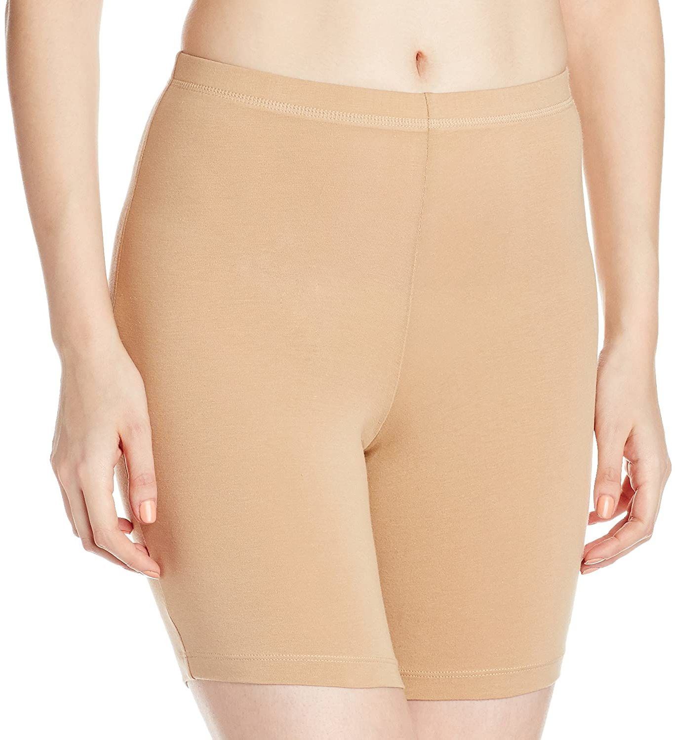Solid Women Beige Cycling Shorts