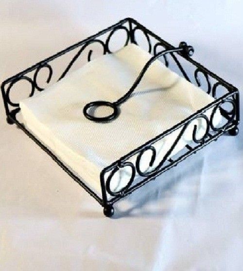 Iron Napkin holder & Tissue stand Iron Toilet Paper Holder-image-5