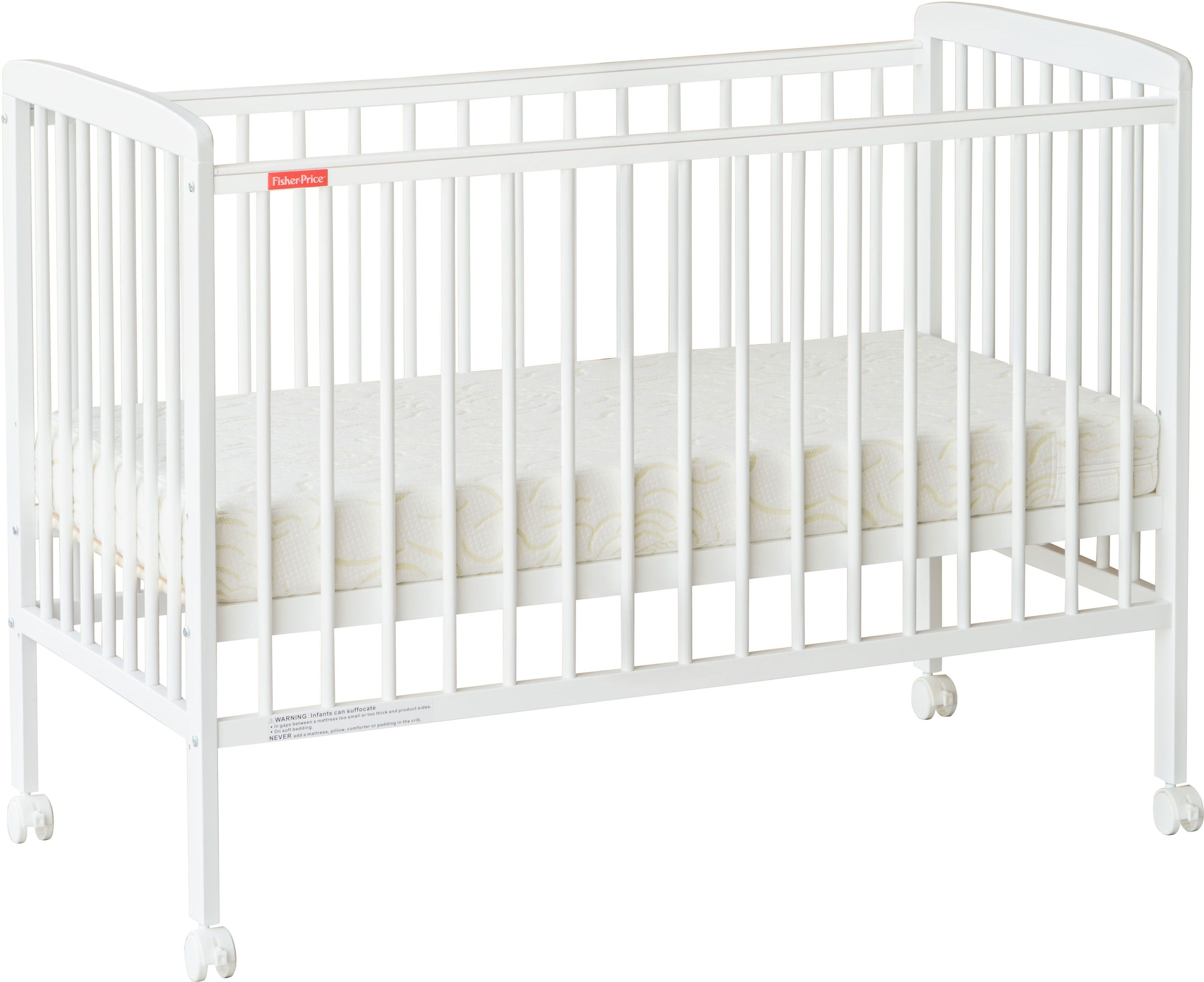 fisher-price Joy Crib with Mattress - White Cot-picture-37
