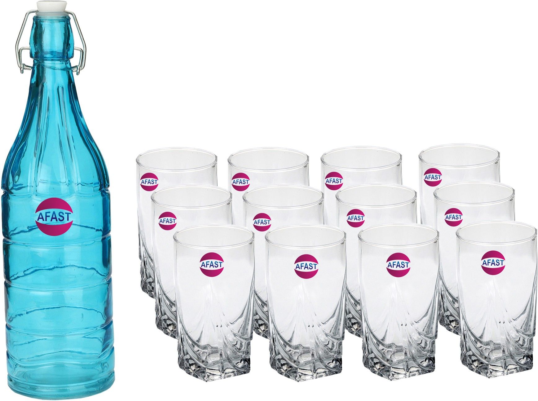 Serving Lemon Set Of Bottle And 12 Glass, 1 Ltr-X71 Jug Bottle Glass Set-image-38