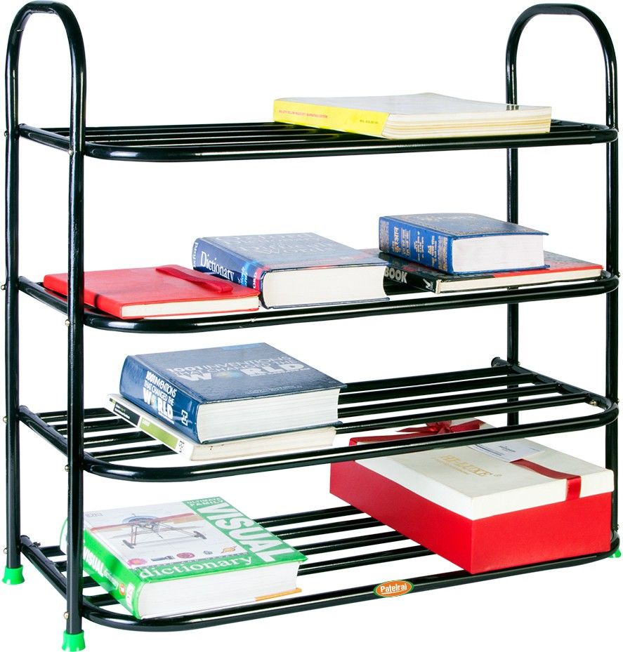 Metal Open Book Shelf