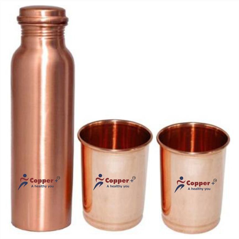 COPPER BOTTLE GIFT SET 1000 ml Bottle-image-15