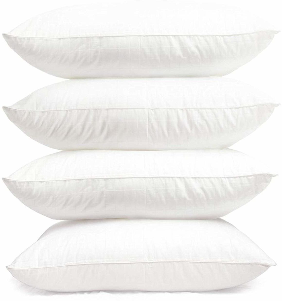 the cosmo PILLOW Cotton Solid Sleeping Pillow Pack of 4 image 1