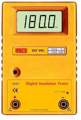 meco DIT 99C 3½ Digit 0 - 200 M Ohms 500 V DC Digital Insulation Tester by Supreme Traders Supertronics1989 Digital Voltage Tester-picture-13