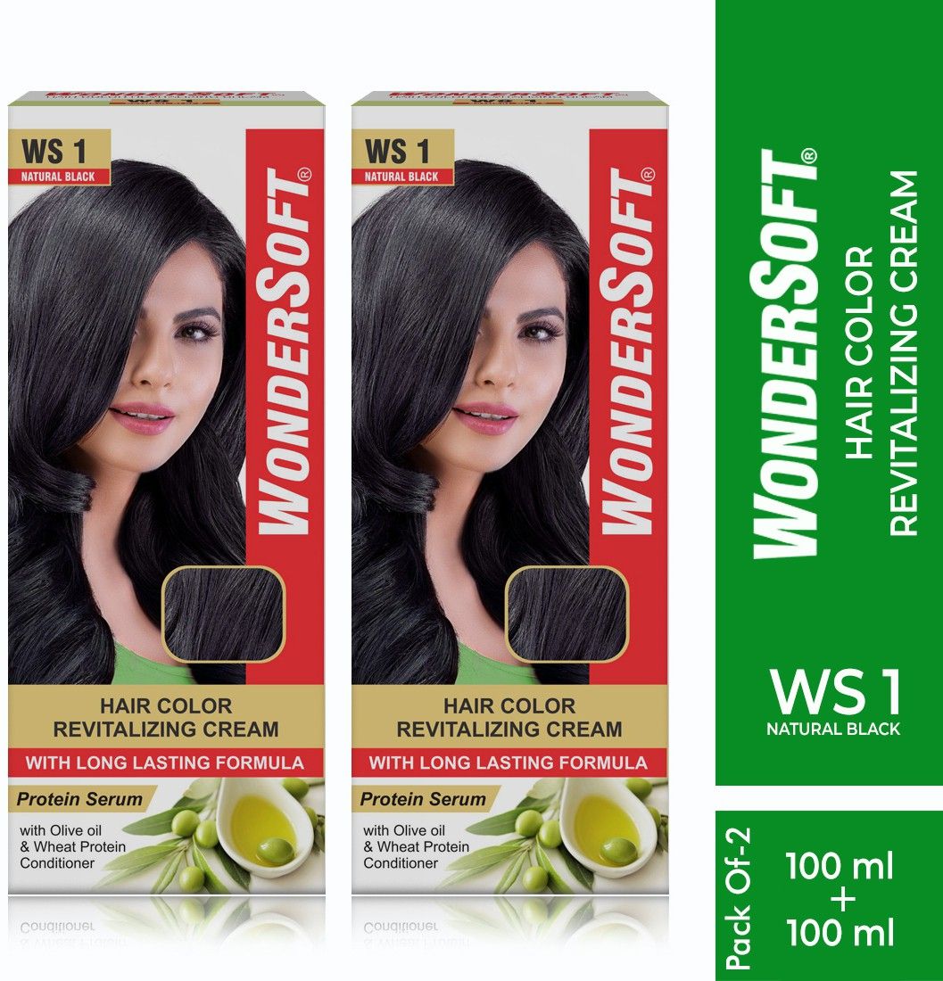 Natural Black Hair Color With Olive Oil & Wheat Protein Conditioner , Natural Black-image-15