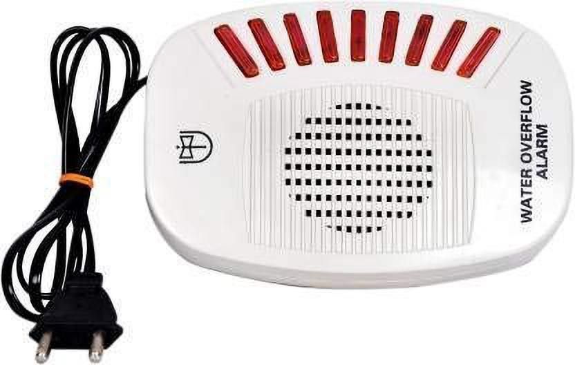 Aarav Enterprises Water Tank Overflow Alarm Siren with Voice Sound, Wired Sensor Security System Water Alarm Bell with free water sensor,Oval Shape Wired Sensor Security System-image-29