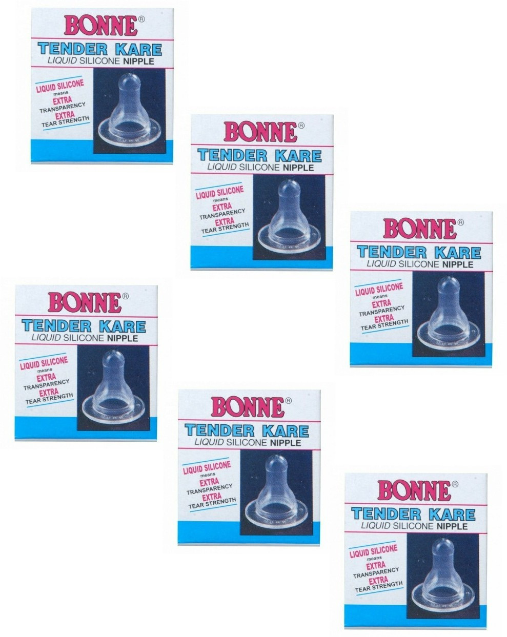 bonne TenderFlo Liquid Silicon Nipple Variable Flow Nipple image 1