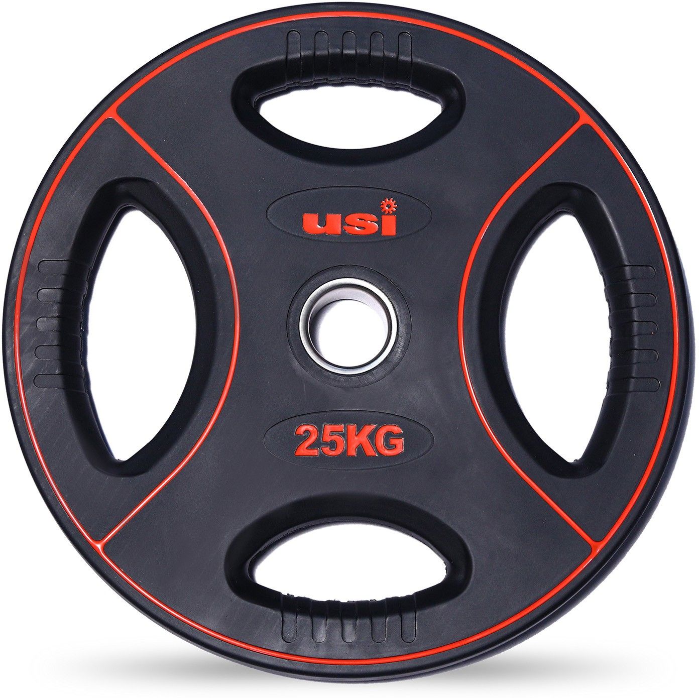 50 kg Olympic Weight Plates , Quad Grip Olympic Weight Plate TPU TWP_25 Home Gym Combo-image-5