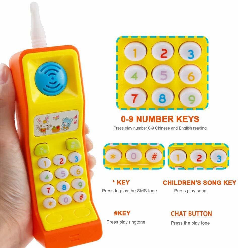 Mobile Phone Toy Intelligent Multi Function Learning Toy For Kids.-image-4