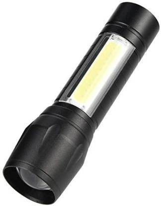 Metal Flashlight Torch with Built in Battery and USB Cable 1 Micro-USB Charging Cable Torch-image-22