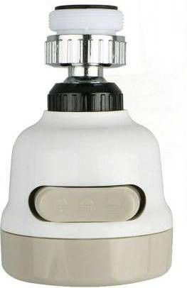 360 Degree Rotating Water-Saving Sprinkler, Faucet Aerator, 3-Gear Adjustable Head Nozzle Splash-Proof Filter Extender Sprayer for Kitchen, Bathroom Fixed Mount