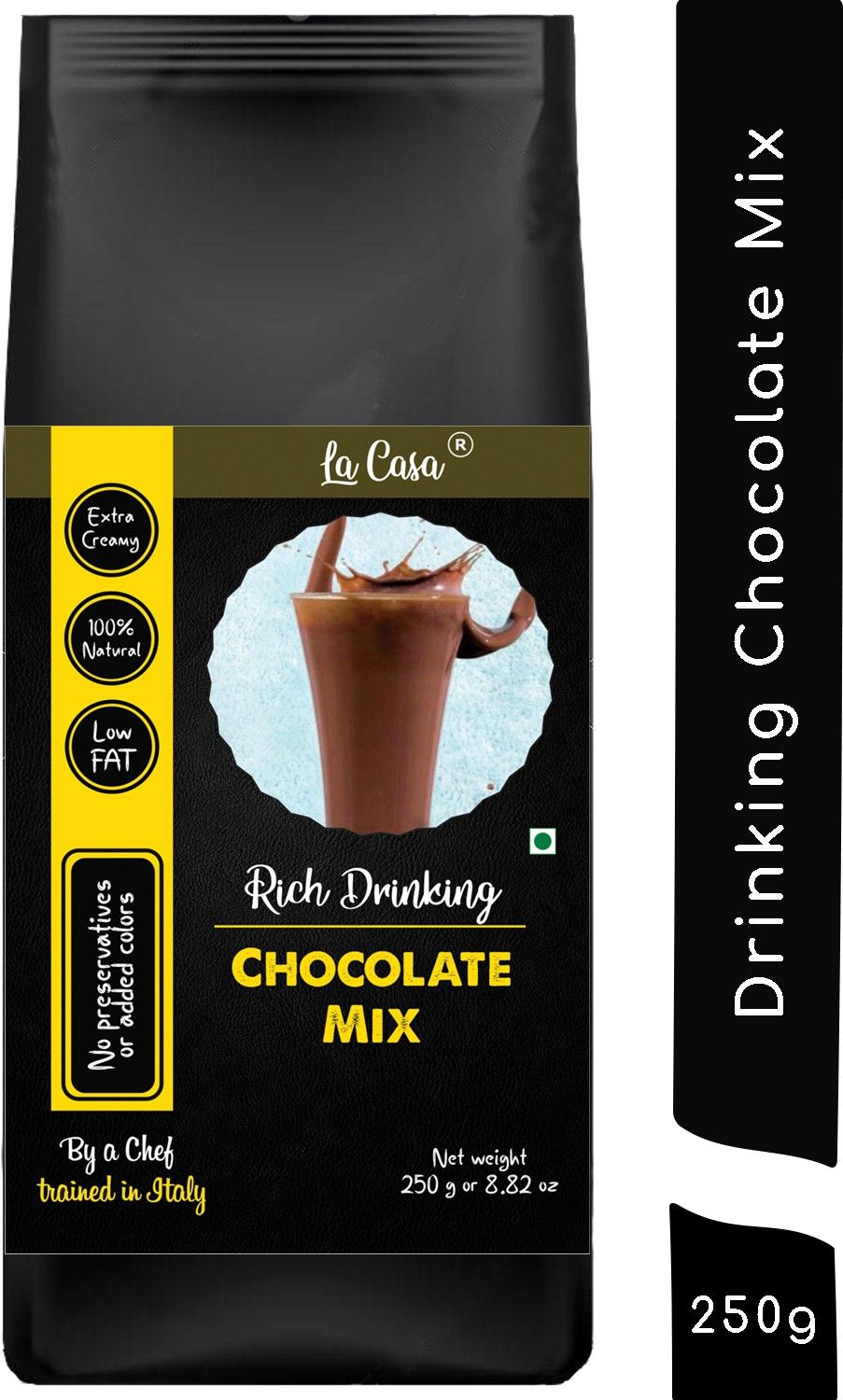 Drinking Chocolate Mix Hot Chocolate Mix Low Fat Extra Creamy 100% Natural 250 gms-image-21