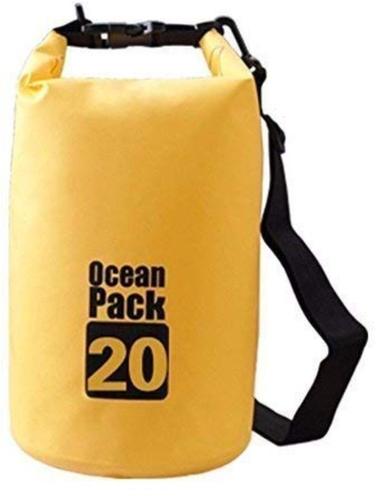 20L Barrel-Shaped Pvc Tarp River Trekking Drifting Seal Rafting Bag Ocean Pack Waterproof Bag Dry Bag For Outdoor Small Travel Bag-image-30