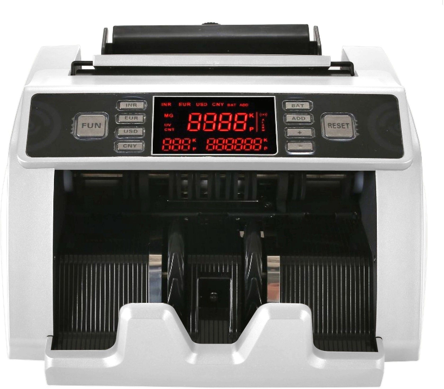 Drop2Kart Bill Counter with LED Display & UV/MG/DD/IR FakeNote Sensor, ADD/BATCH Mode, Fast Counts All Old & New INR Note Counting Machine-image-26