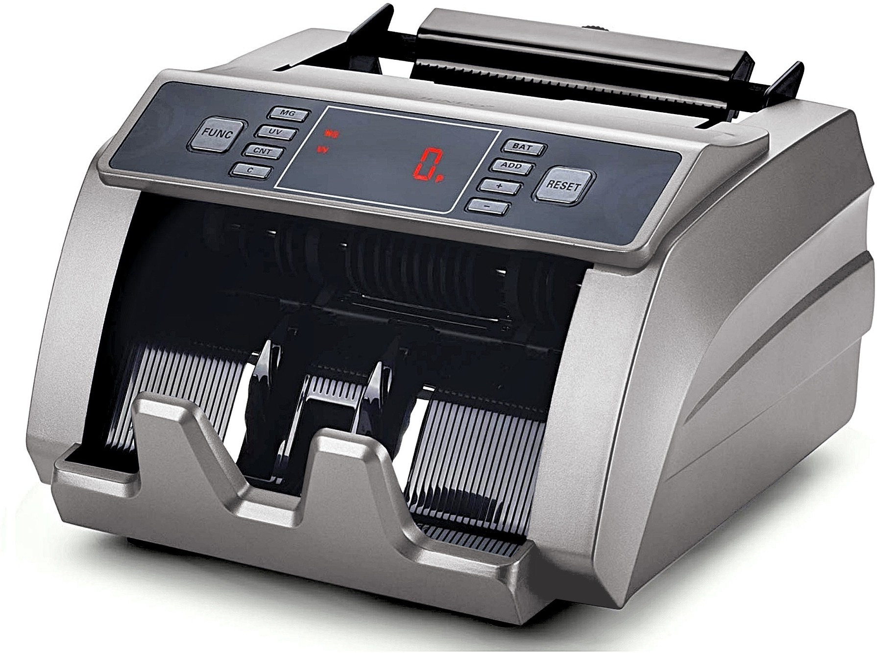 Drop2Kart Cash Counter with UV/MG/DD/IR Bill Detection, Bright LED Display with FakeNote Alarm & All INR Support Note Counting Machine image 1