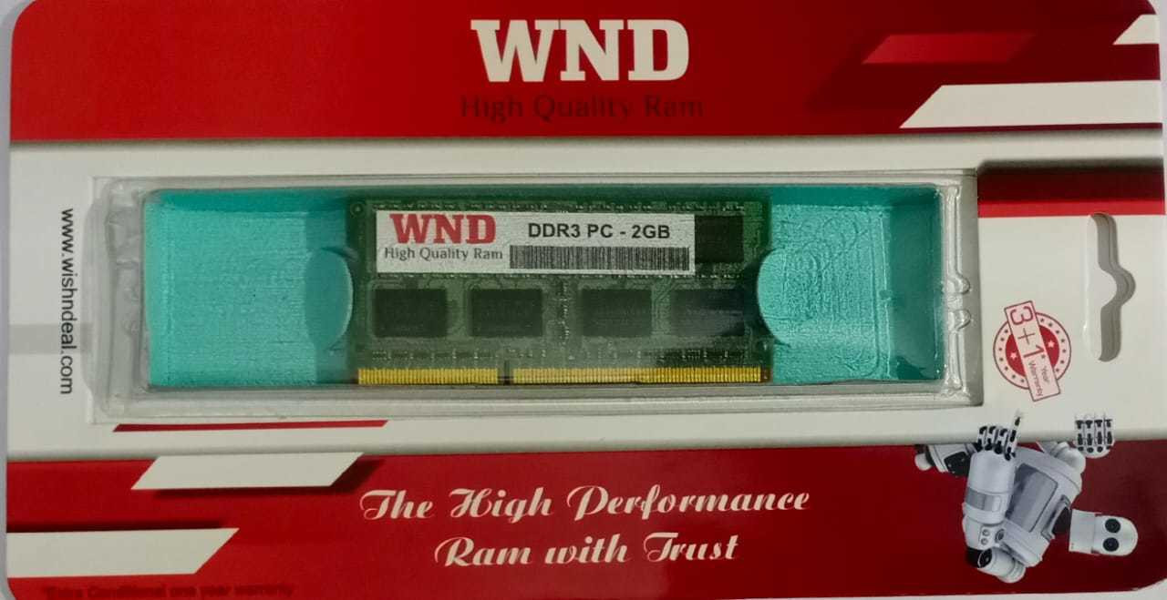 wnd laptop DDR3 2 GB (Single Channel) Laptop (ddr3) image 1