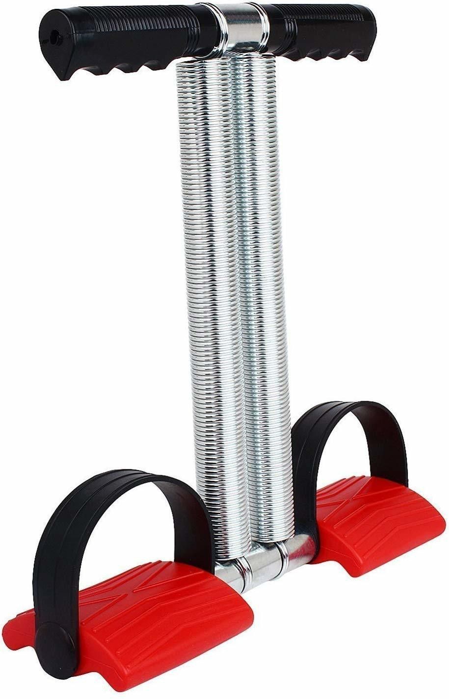 Gym Double Spring Tummy Trimmer for Men and Women (Red & Black) Combo not in Stock Ab Exerciser-image-4