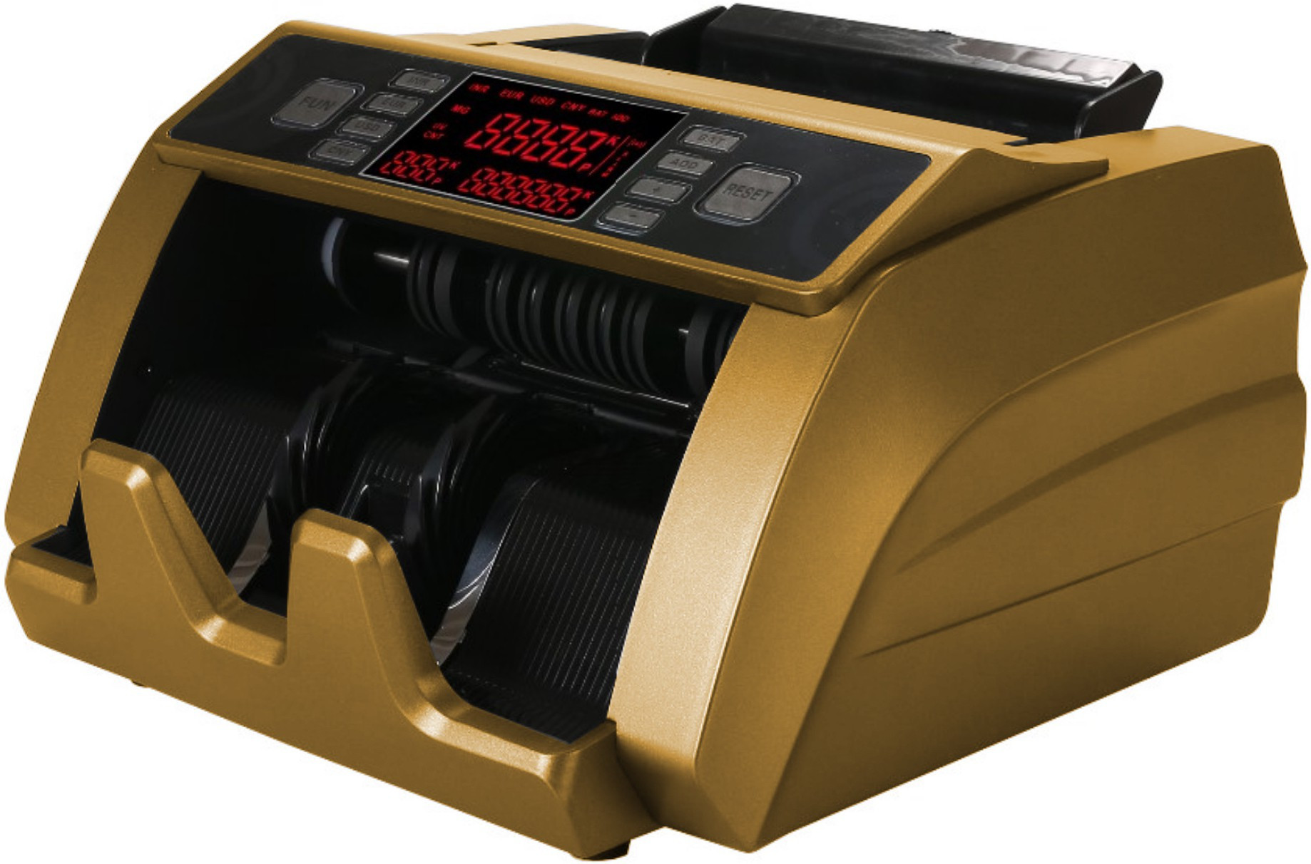 Drop2Kart Bill Counter with UV/MG/DD/IR Japanese FakeNote Image Sensors, Multiple Operation Modes & External LED Display Note Counting Machine image 1