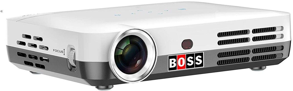 BOSS S9 (7000 lm / 1 Speaker / Wireless / Remote Controller) Portable Projector-image-49