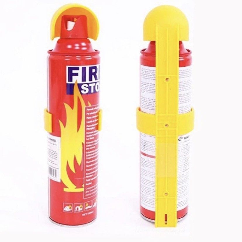 Fire Stop Car Fire Extinguisher with Stand Fire Extinguisher Mount (0.5 kg) Fire Extinguisher Mount