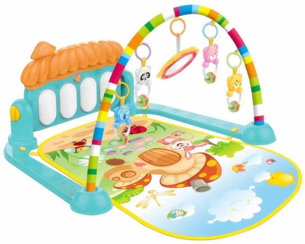 Baby Play Musical Keyboard Mat Piano Baby Gym and Fitness Rack