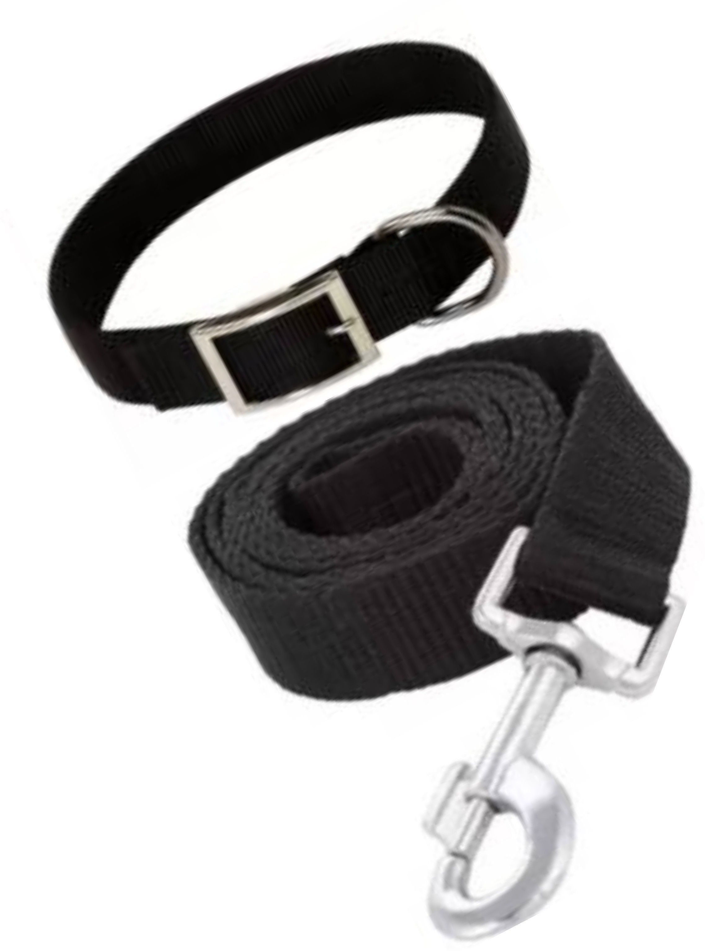 body building Good Quality Nylon Black 1.5 inch Dog Belt, Dog Collar Belt 1.5m Lengthy Dog Collar & Leash-picture-15