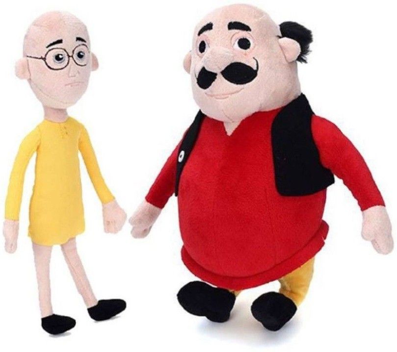 Motu Patlu Soft Plush Toy s12 Premium Quality- 36 cm