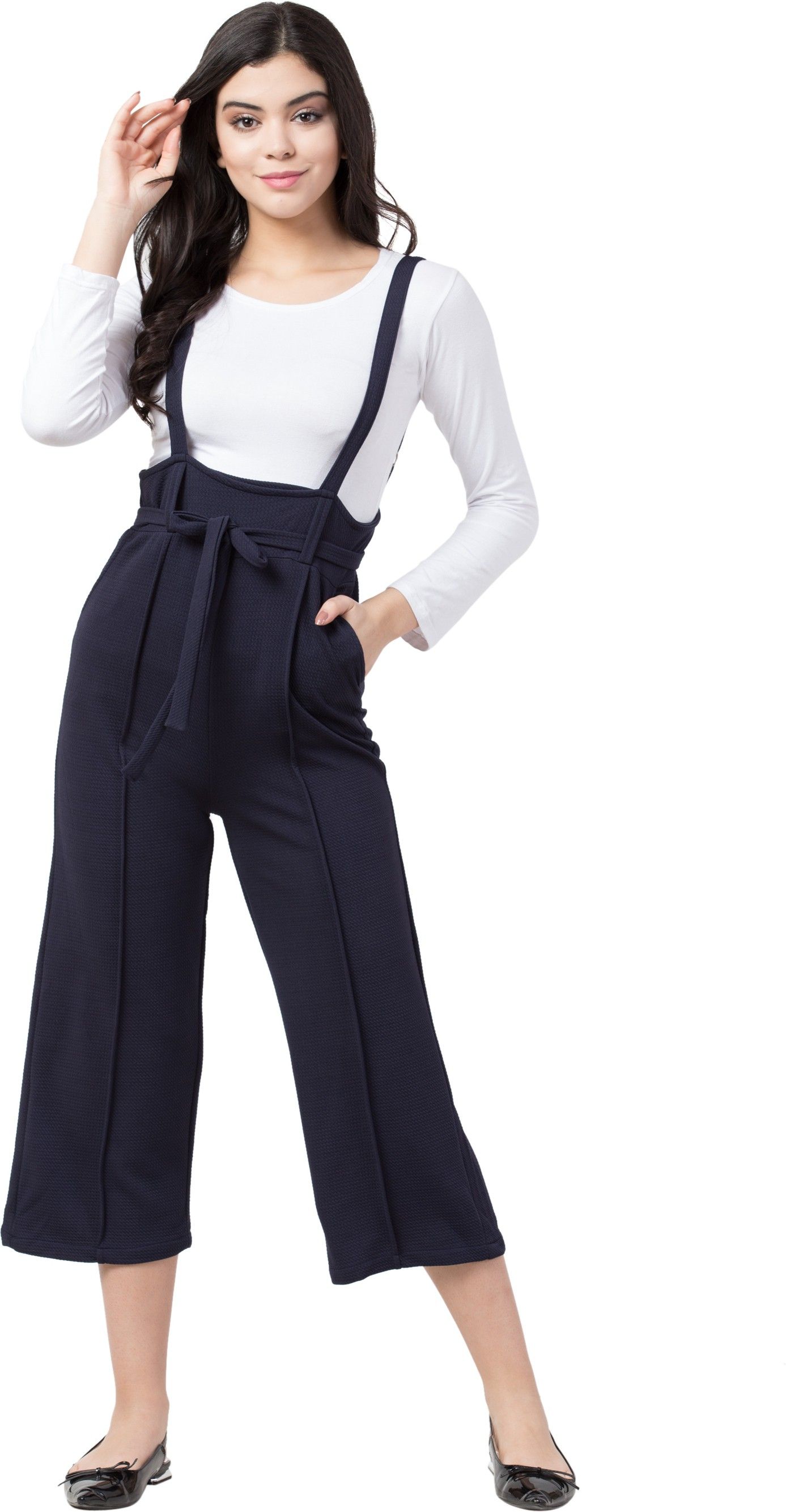 Women Blue Dungaree-image-33