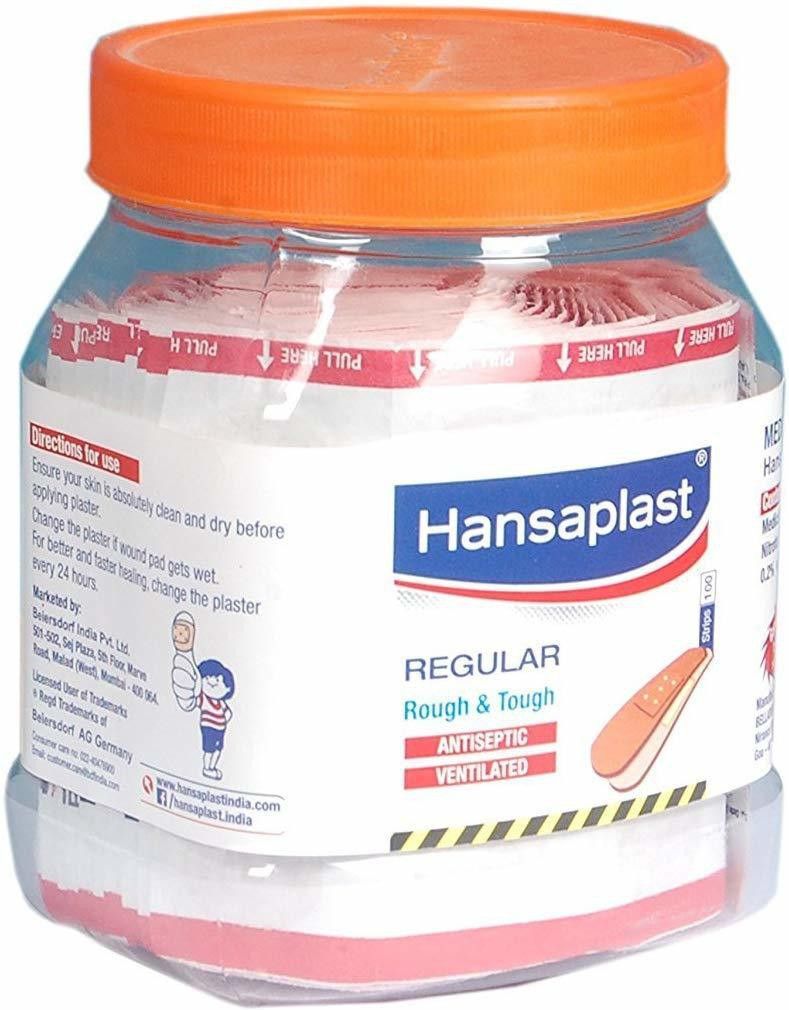 Medicated Regular Dressings Jar (100 +40 Free Strips) First Aid Tape-image-21